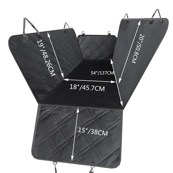 BackSeatGuard Dog Car Seat Cover – Waterproof Hammock for Cars & SUVs